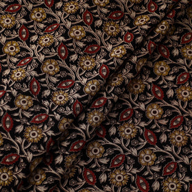 Multicolor Natural Dyed Block Print Kalamkari Cotton Fabric