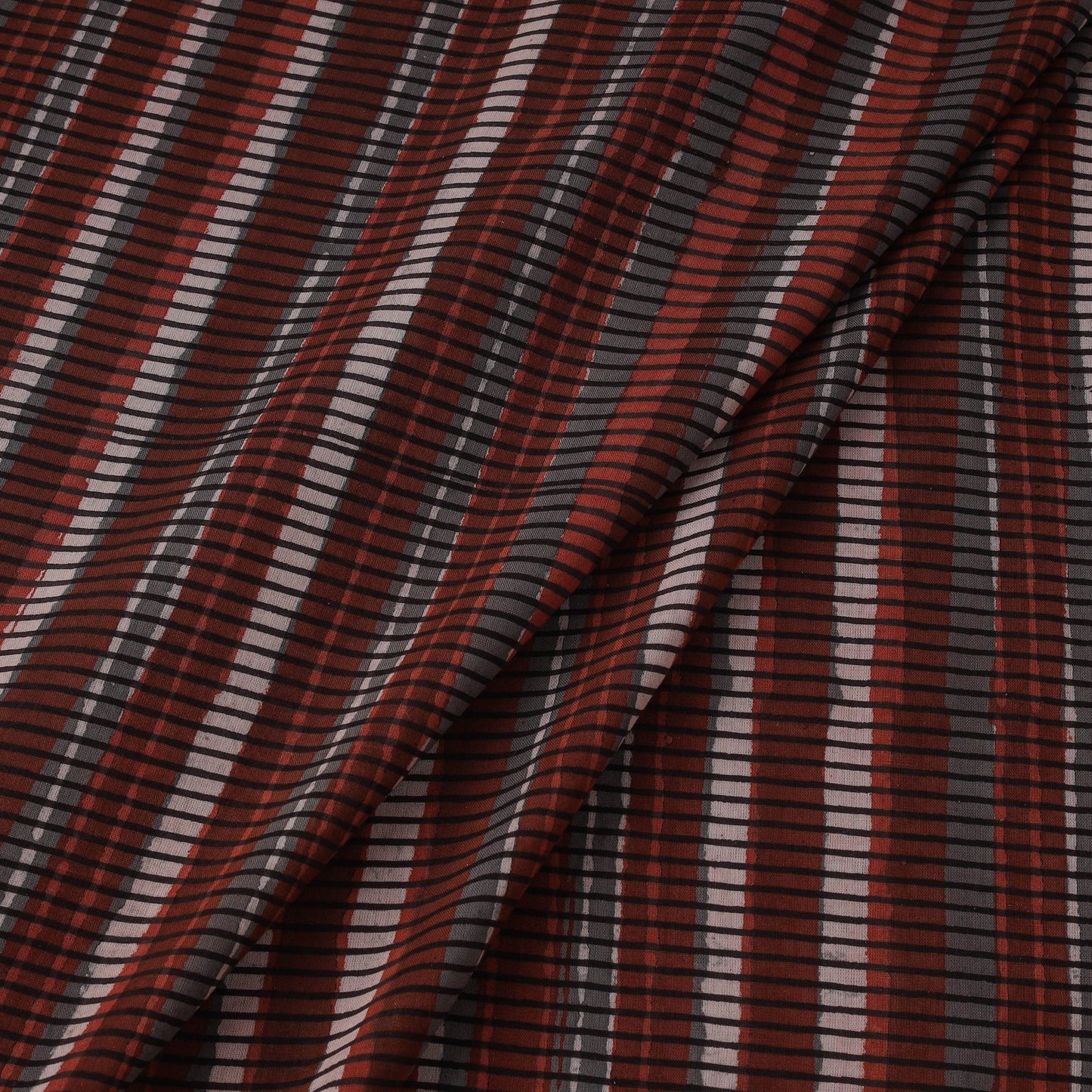 Natural dyed pure mul cotton hand block print jahota fabric
