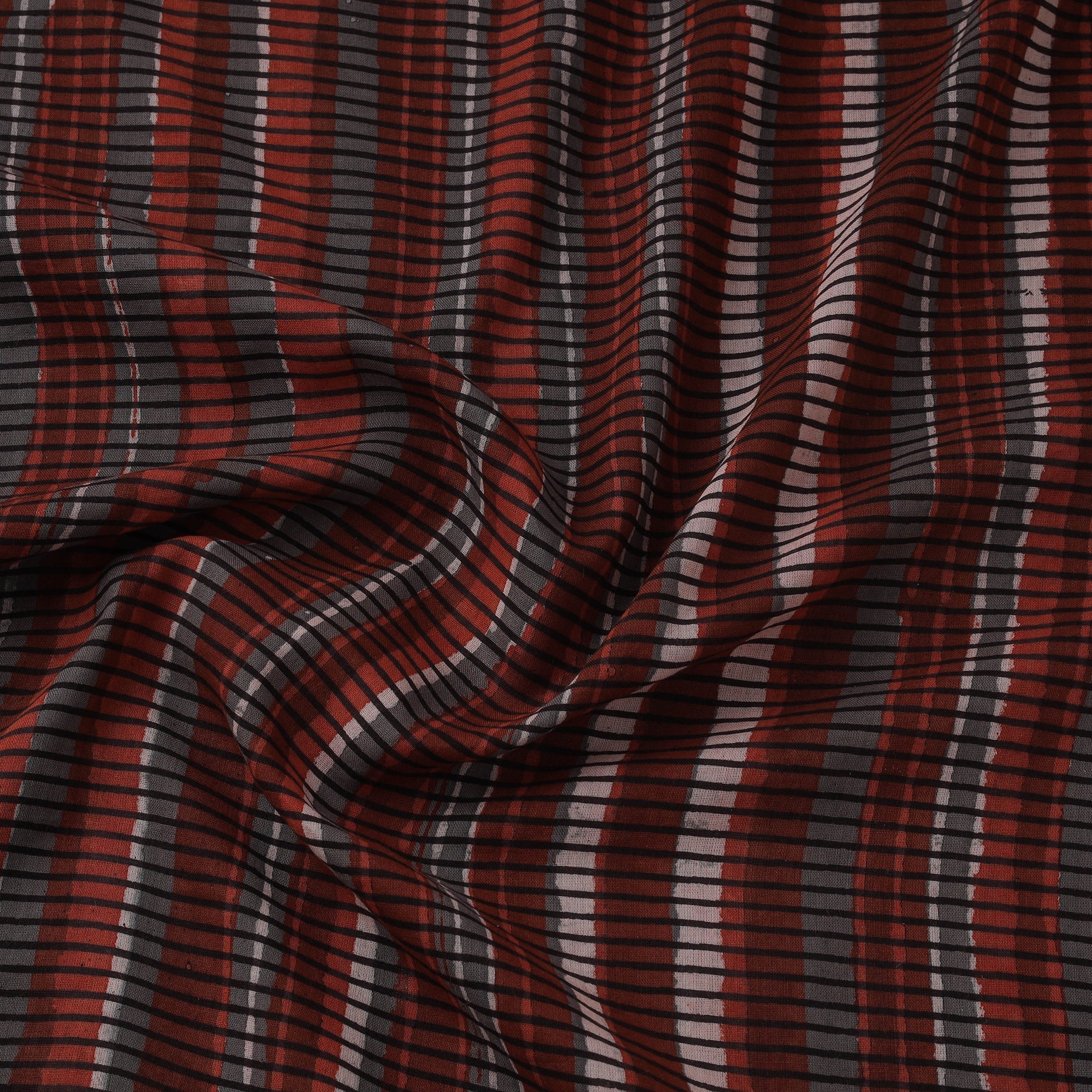 Natural dyed pure mul cotton hand block print jahota fabric