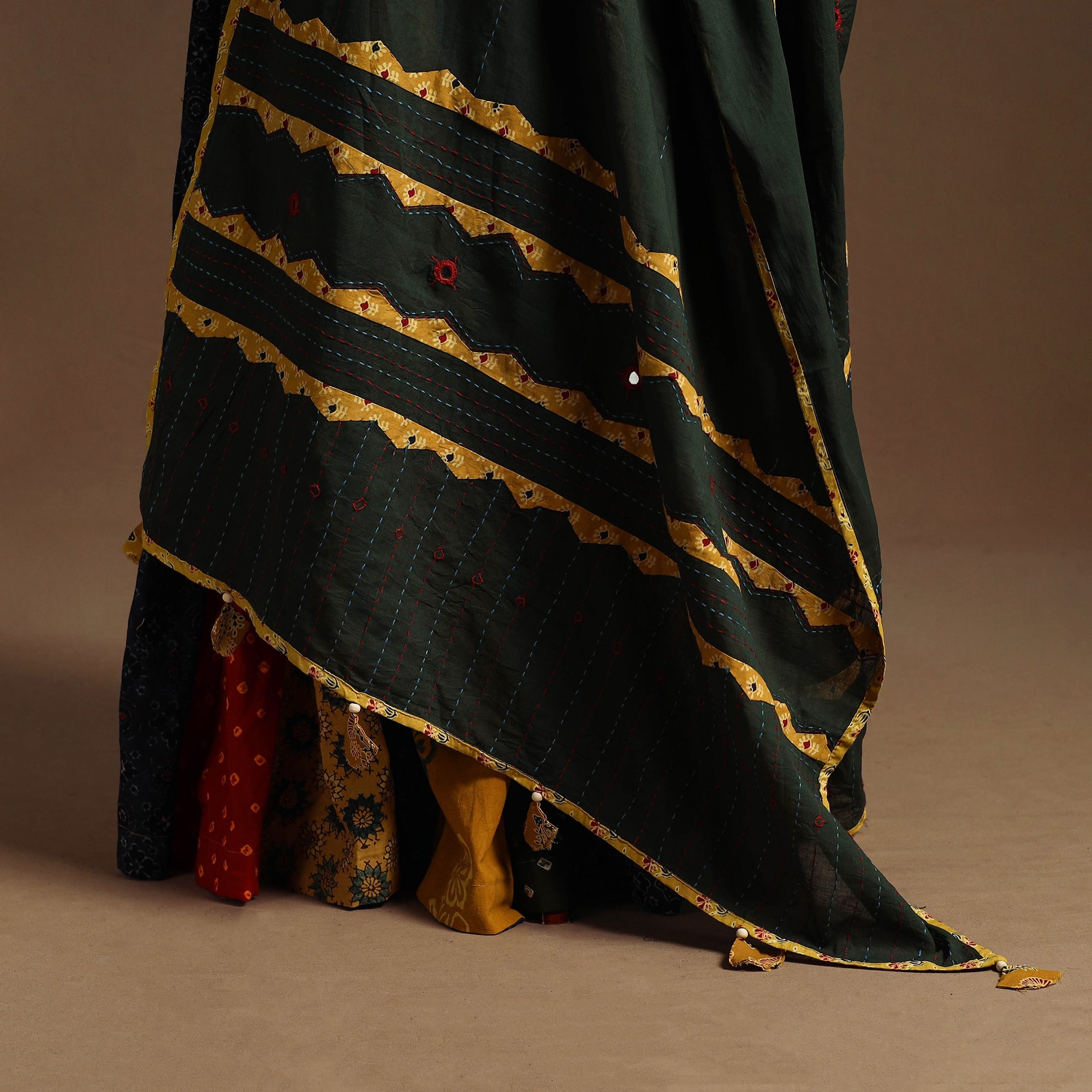 Multicolor - navratri garba cotton chaniya choli set 02