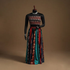 Multicolor - navratri garba cotton chaniya choli set 03