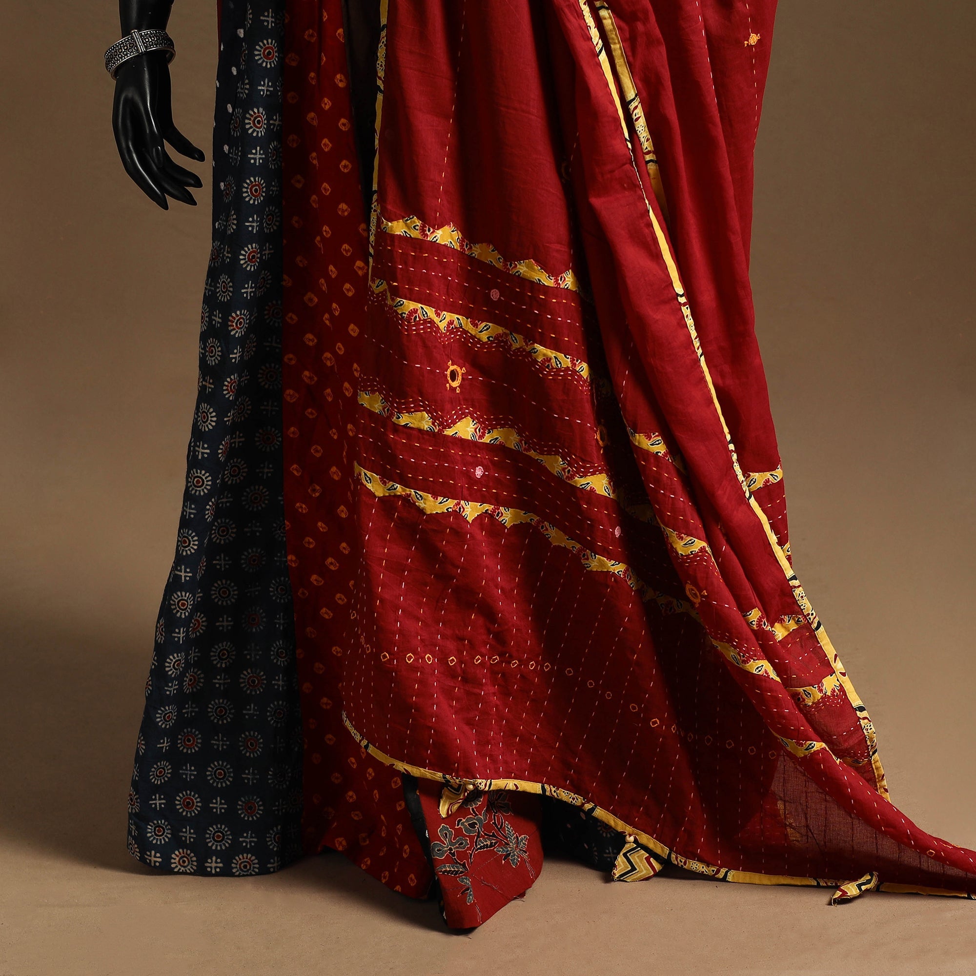 Multicolor - navratri garba cotton chaniya choli set 05