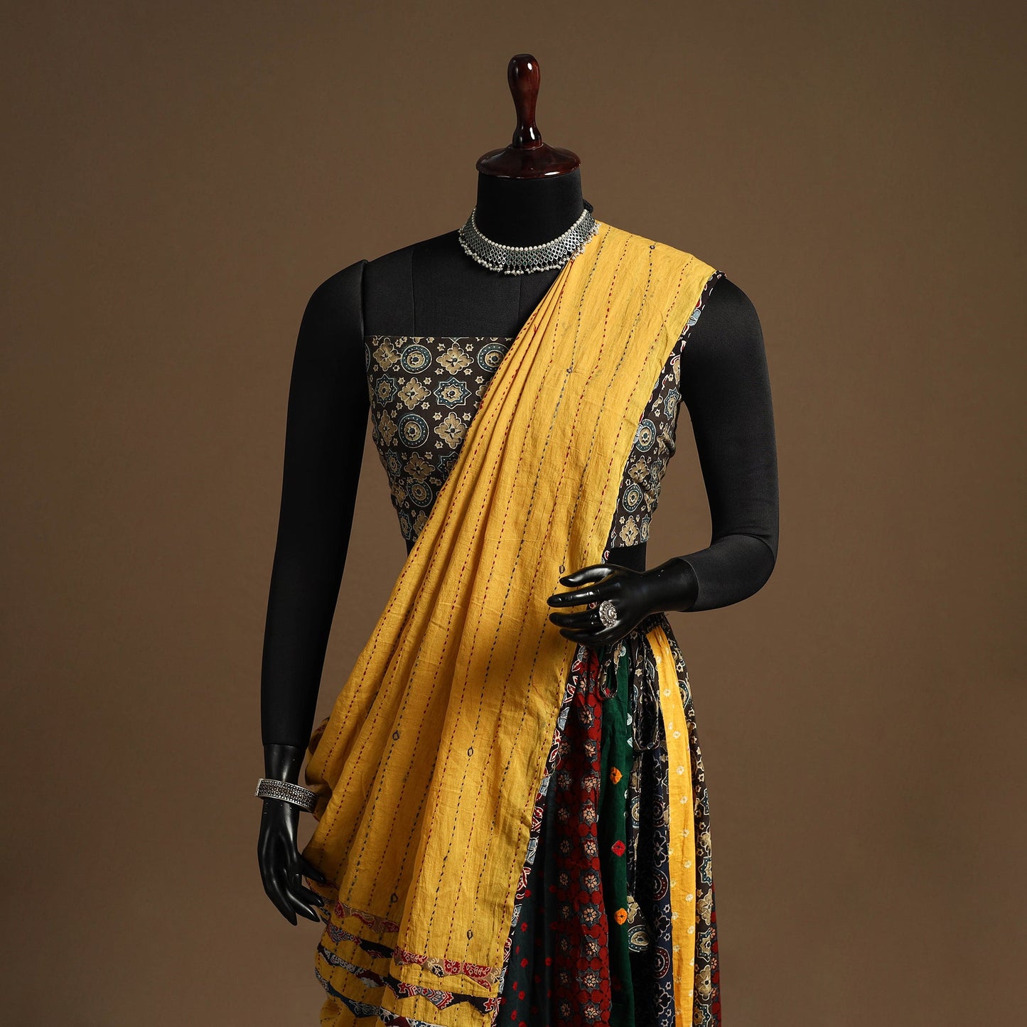 Multicolor - navratri garba cotton chaniya choli set 06