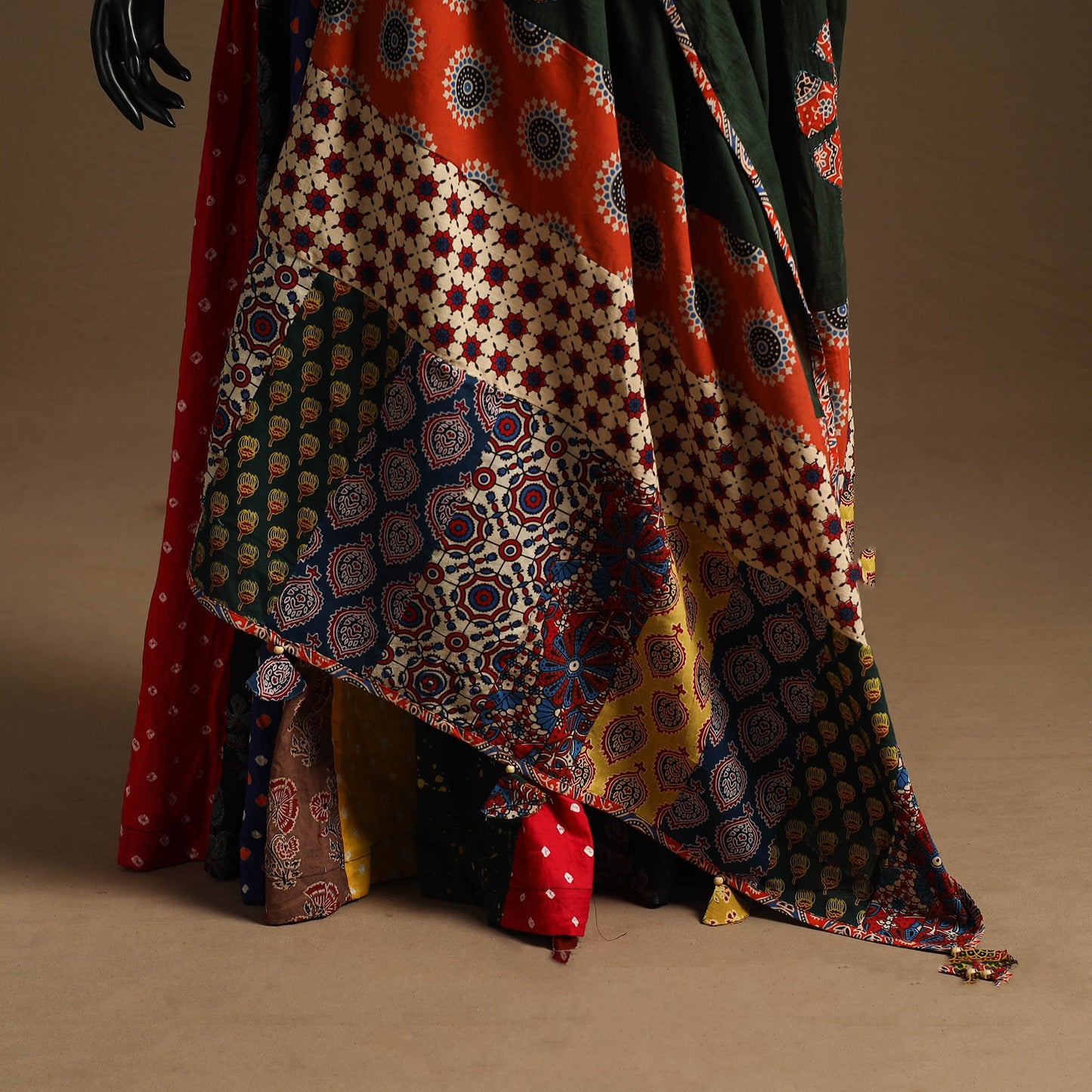 Multicolor - navratri garba cotton chaniya choli set 07