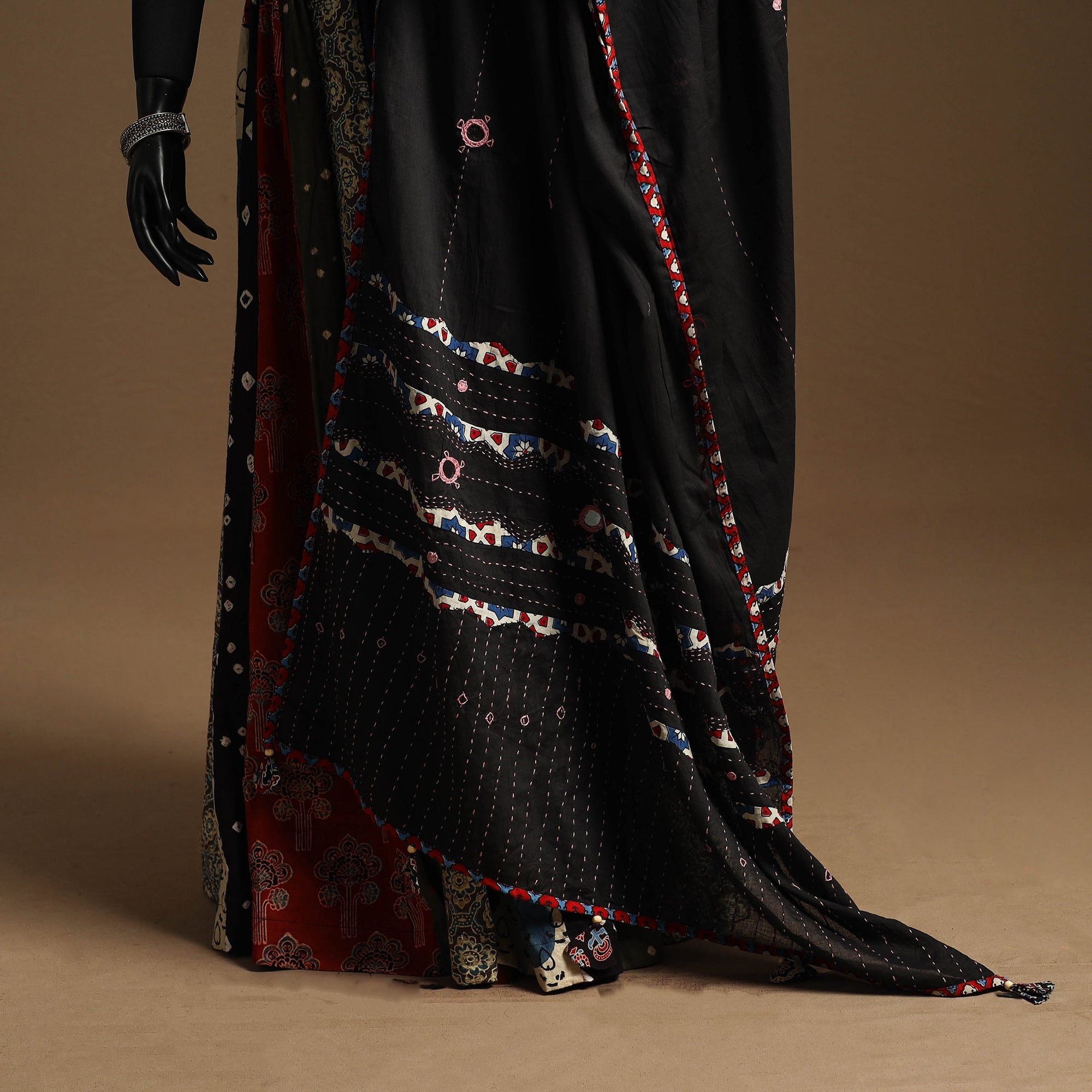 Multicolor - navratri garba cotton chaniya choli set 15