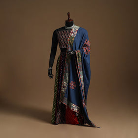 Multicolor - navratri garba cotton chaniya choli set 21