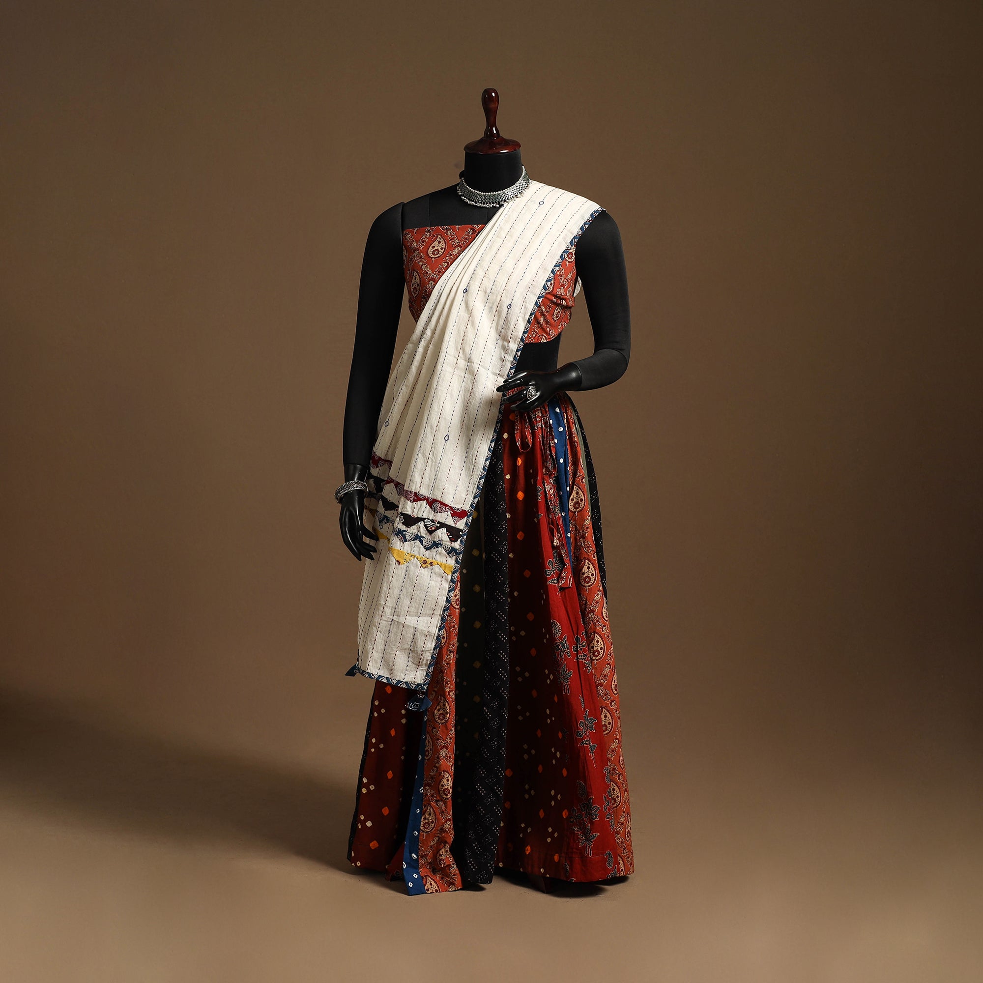 Multicolor - navratri garba cotton chaniya choli set 22