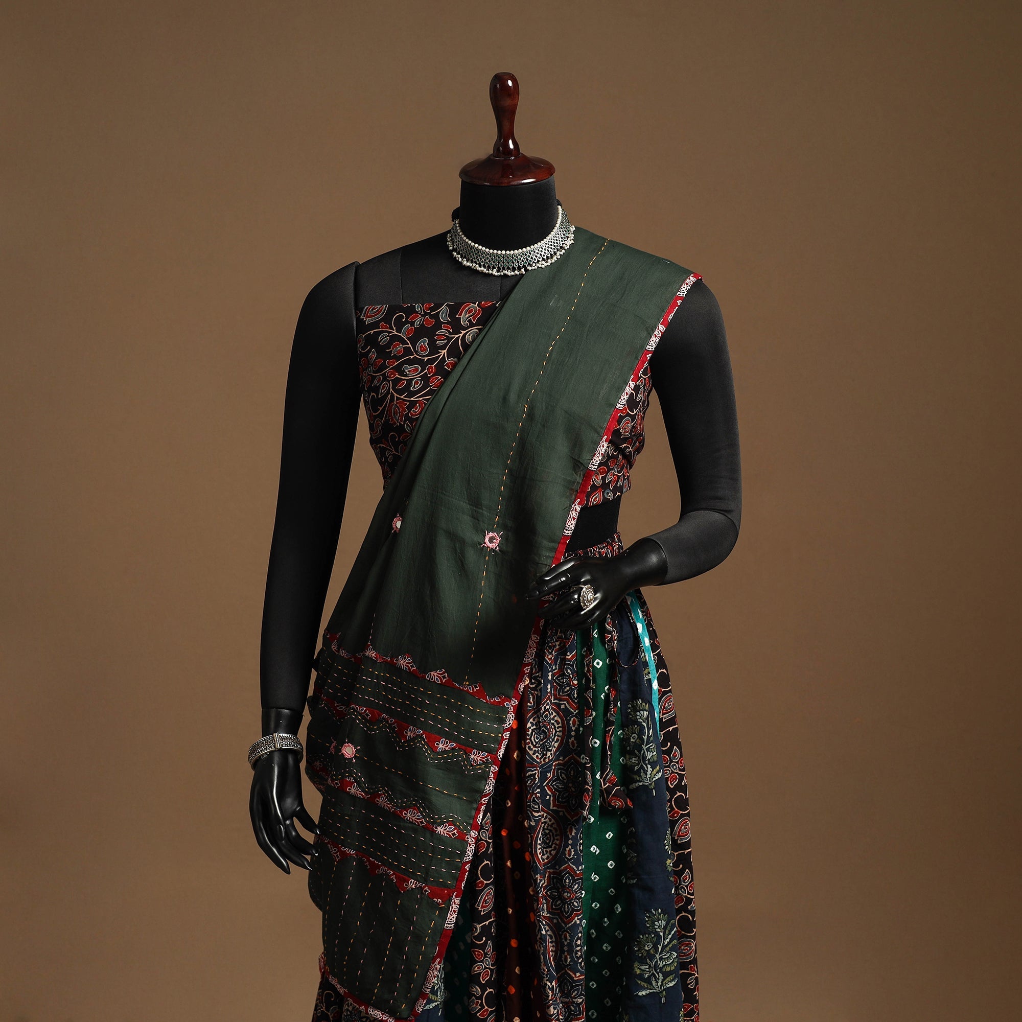 Multicolor - navratri garba cotton chaniya choli set 24