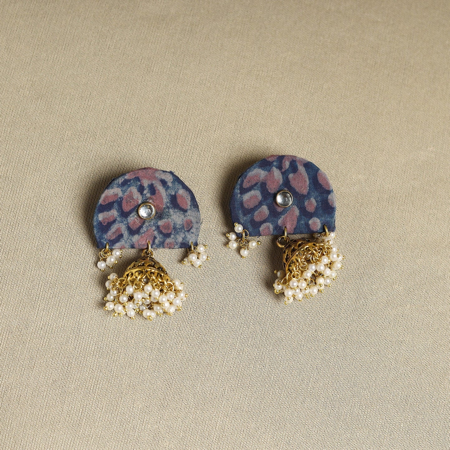 Buy Fabart Pearl & Stone Work Necklace Set