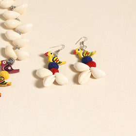 Multicolor - navratri special! German silver shell & thread