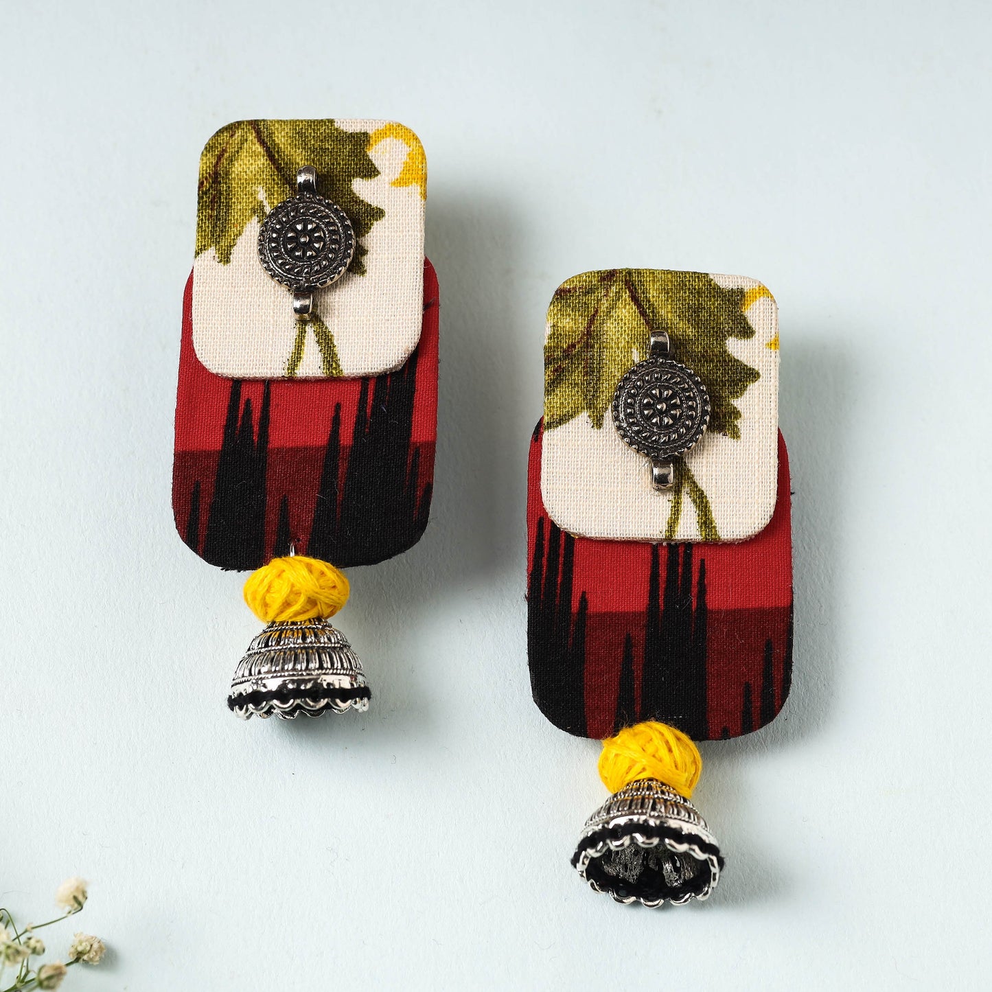  Handcrafted Fabart Earrings by Asalkaar 