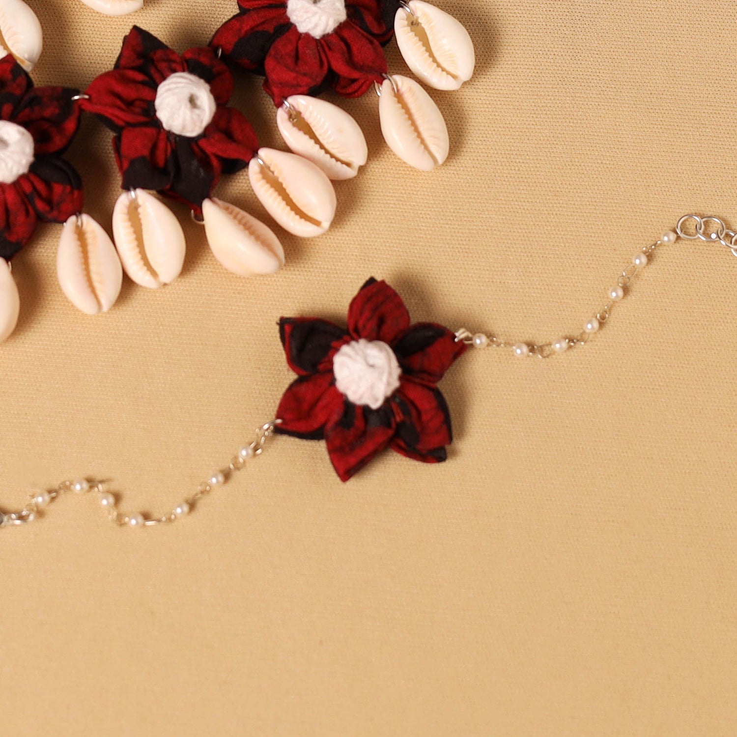 Multicolor - navratri special! Handmade fabart floral