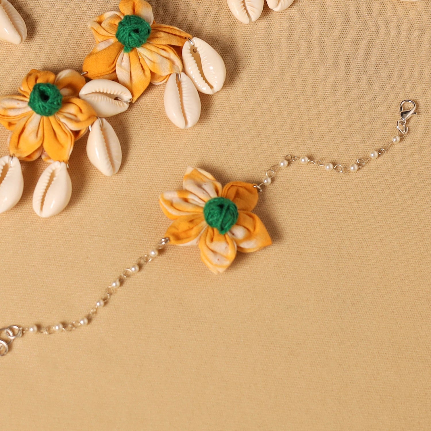 Multicolor - navratri special! Handmade fabart floral