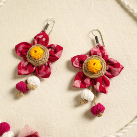  Handmade Jute Fabart Necklace Set