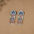Nayra ghungroo work fabart handmade earrings - handcrafted