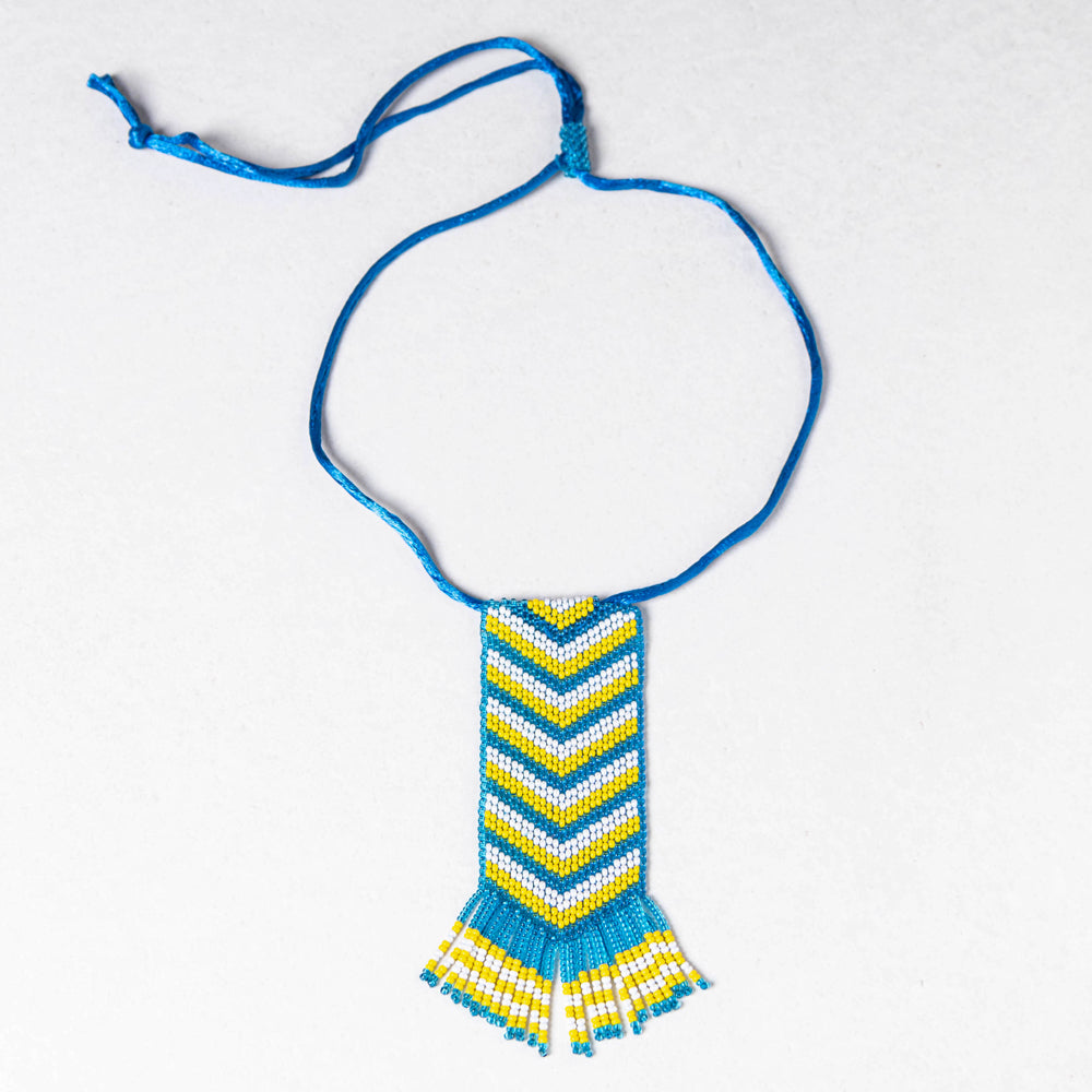  Neemuch Handmade Beadwork Necklace by Pushpa Harit 