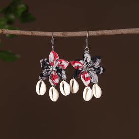 Multicolor - nisha fabart phool kali shell earrings