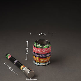  Odisha Pattachitra Painting Stainless Steel Toral Khalbatta Dholak 