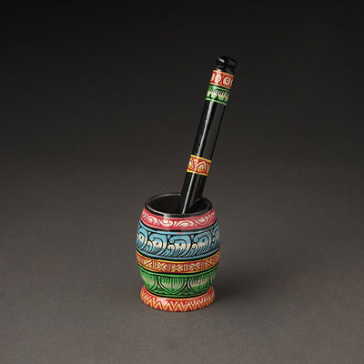  Odisha Pattachitra Painting Stainless Steel Toral Khalbatta Dholak 