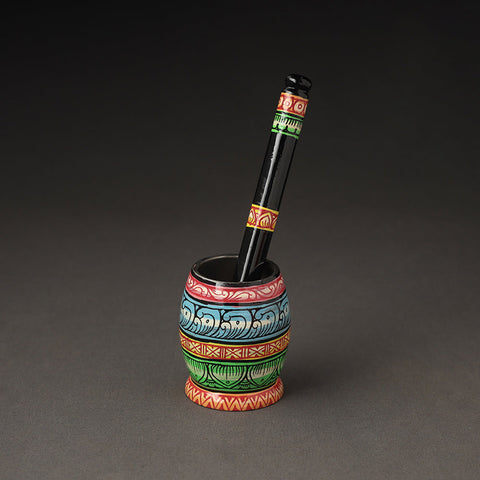  Odisha Pattachitra Painting Stainless Steel Toral Khalbatta Dholak 