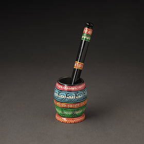  Odisha Pattachitra Painting Stainless Steel Toral Khalbatta Dholak 