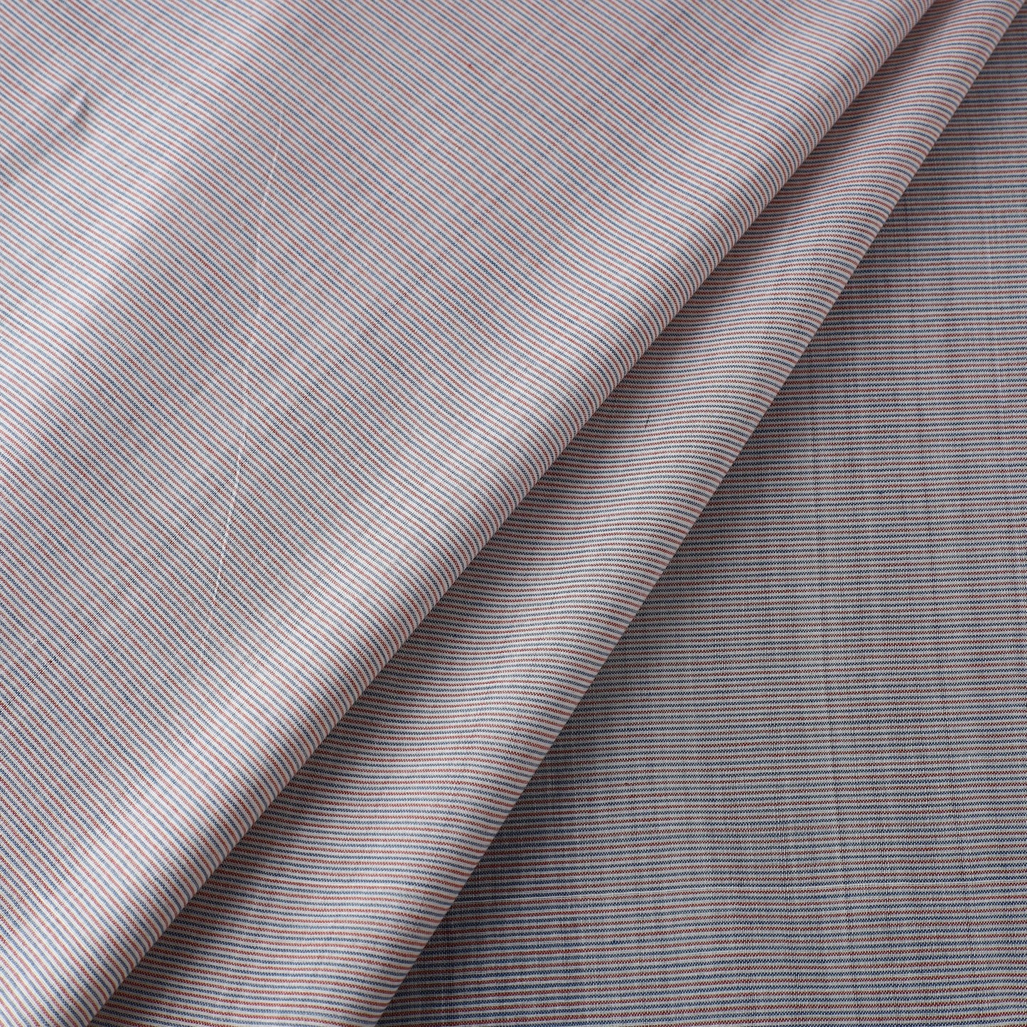  Multicolor Organic Cotton Indigo Madder Handloom Fabric