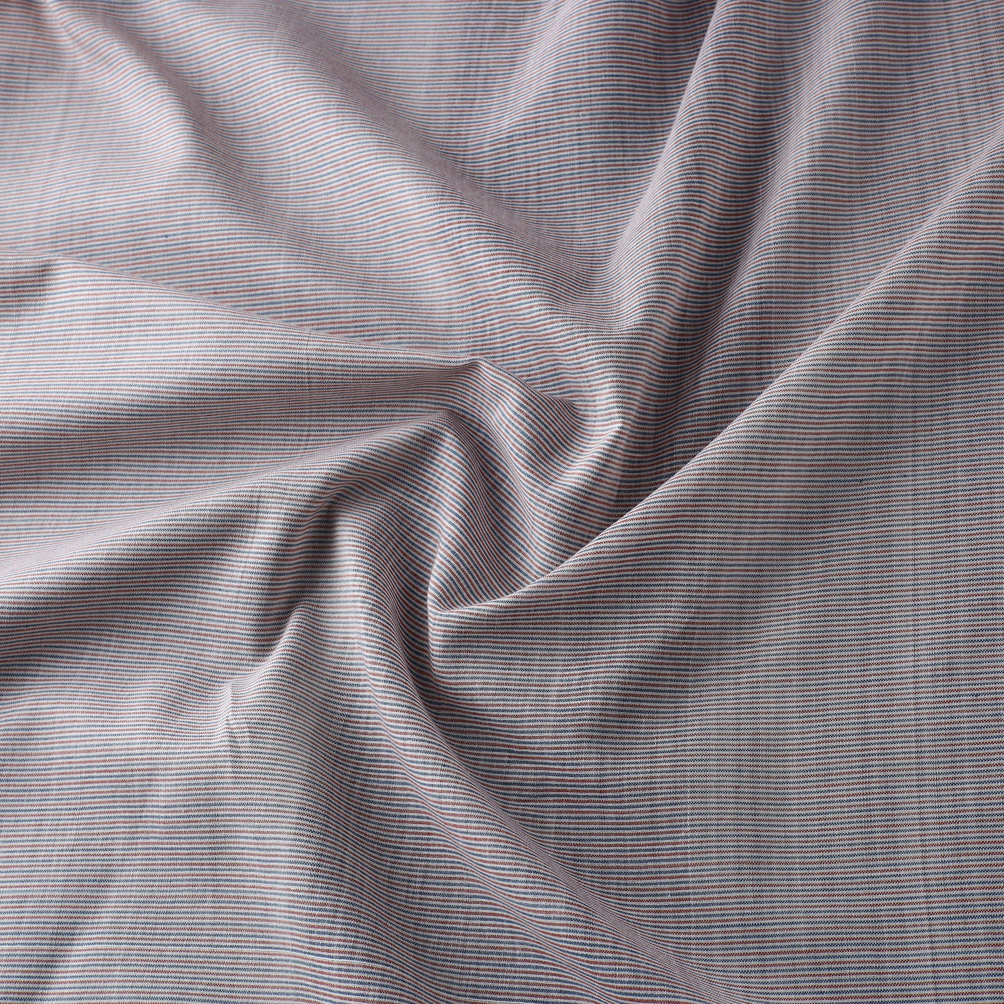  Multicolor Organic Cotton Indigo Madder Handloom Fabric