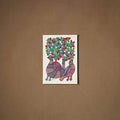 Multicolor - original folk art gond painting by choti tekam