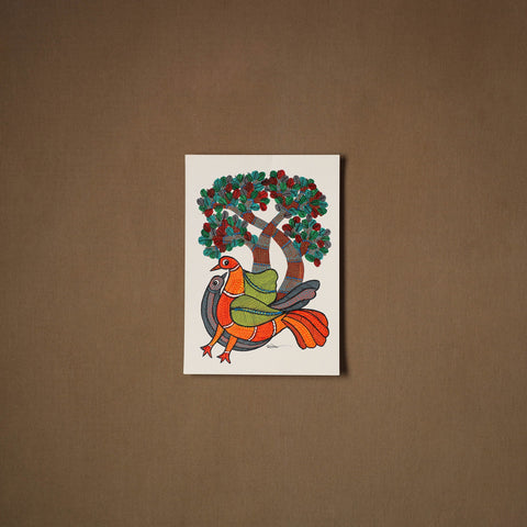 Multicolor - original folk art gond painting by choti tekam