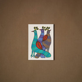 Multicolor - original folk art gond painting by choti tekam