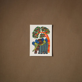 Multicolor - original folk art gond painting by choti tekam