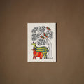 Multicolor - original folk art gond painting by choti tekam