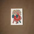 Multicolor - original folk art gond painting by choti tekam
