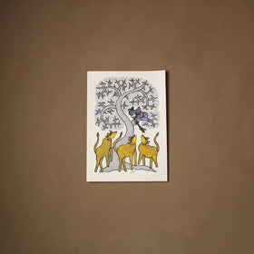 Multicolor - original folk art gond painting by choti tekam