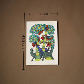 Multicolor - original folk art gond painting by choti tekam