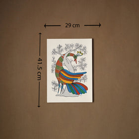 Multicolor - original folk art gond painting by choti tekam