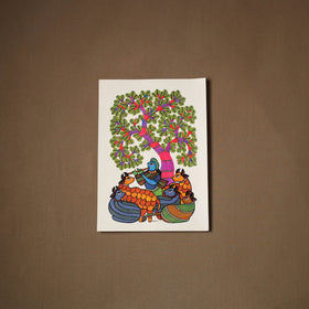 Multicolor - original folk art gond painting by choti tekam