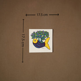 Multicolor - original folk art gond painting by choti tekam