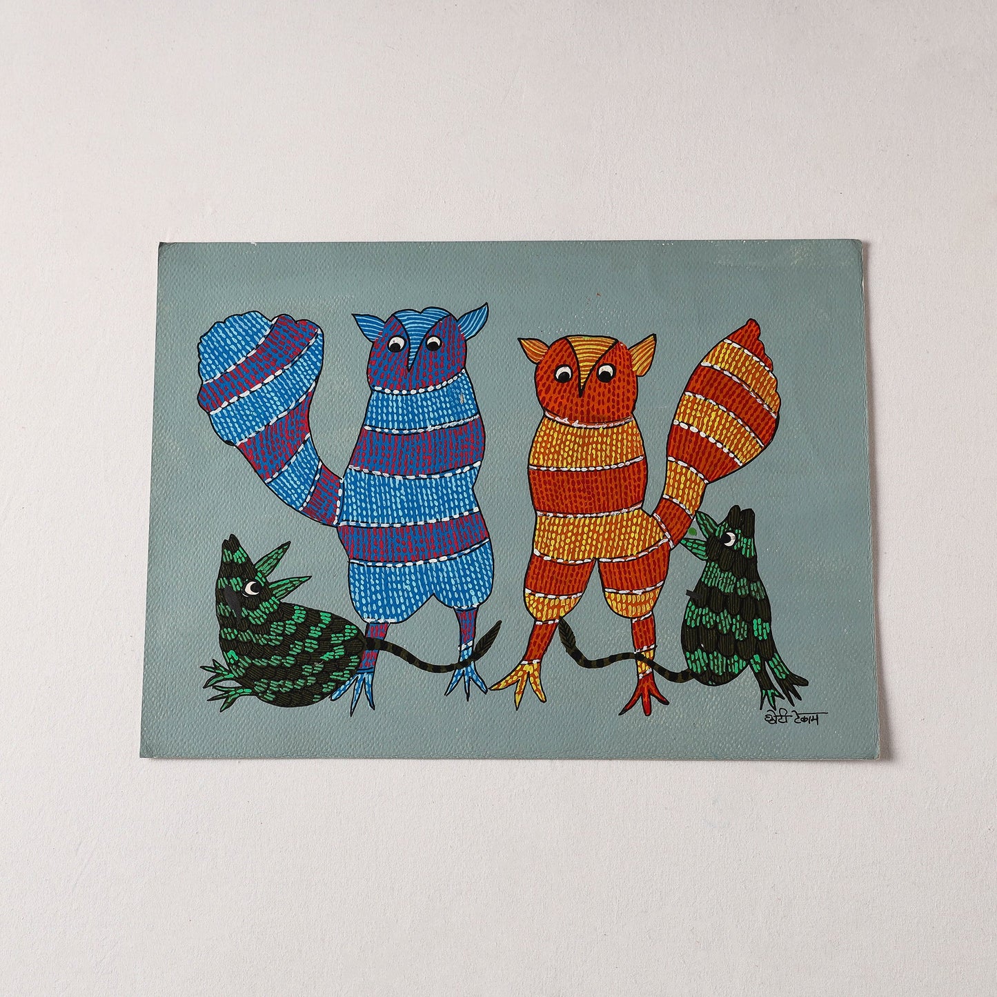  Original Gond Folk Art Painting by Choti Tekam 