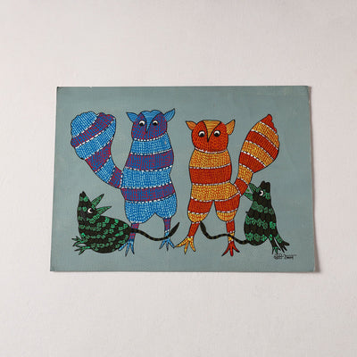  Original Gond Folk Art Painting by Choti Tekam 