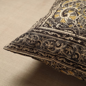 Multicolor Original Pedana Block Print Cotton Kalamkari Cushion Cover