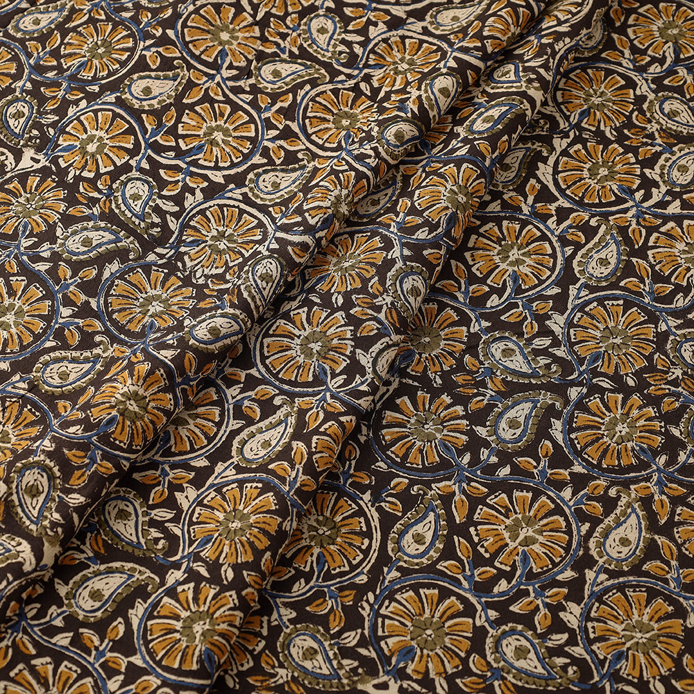 Multicolor Traditional Bagru Print Fabric from Rajasthan