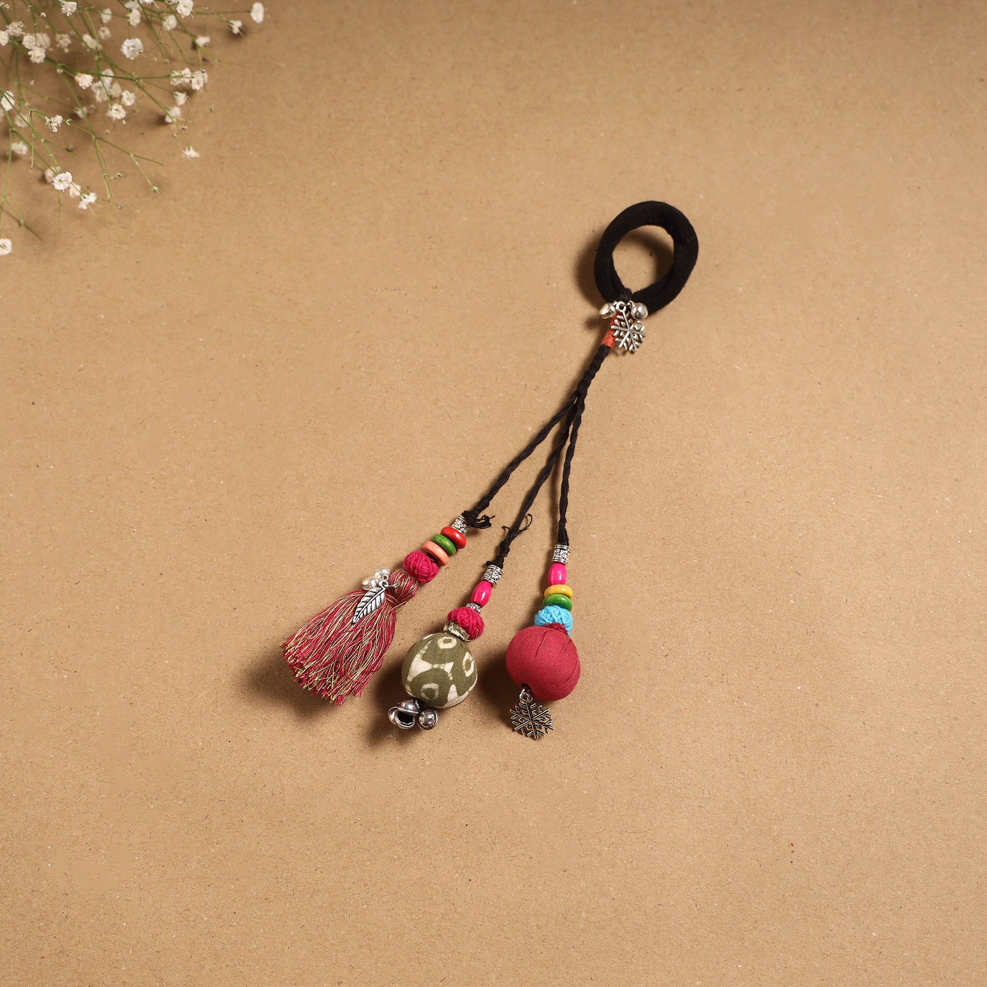 Multicolor - parandi-style hair rubber band 01 - handcrafted