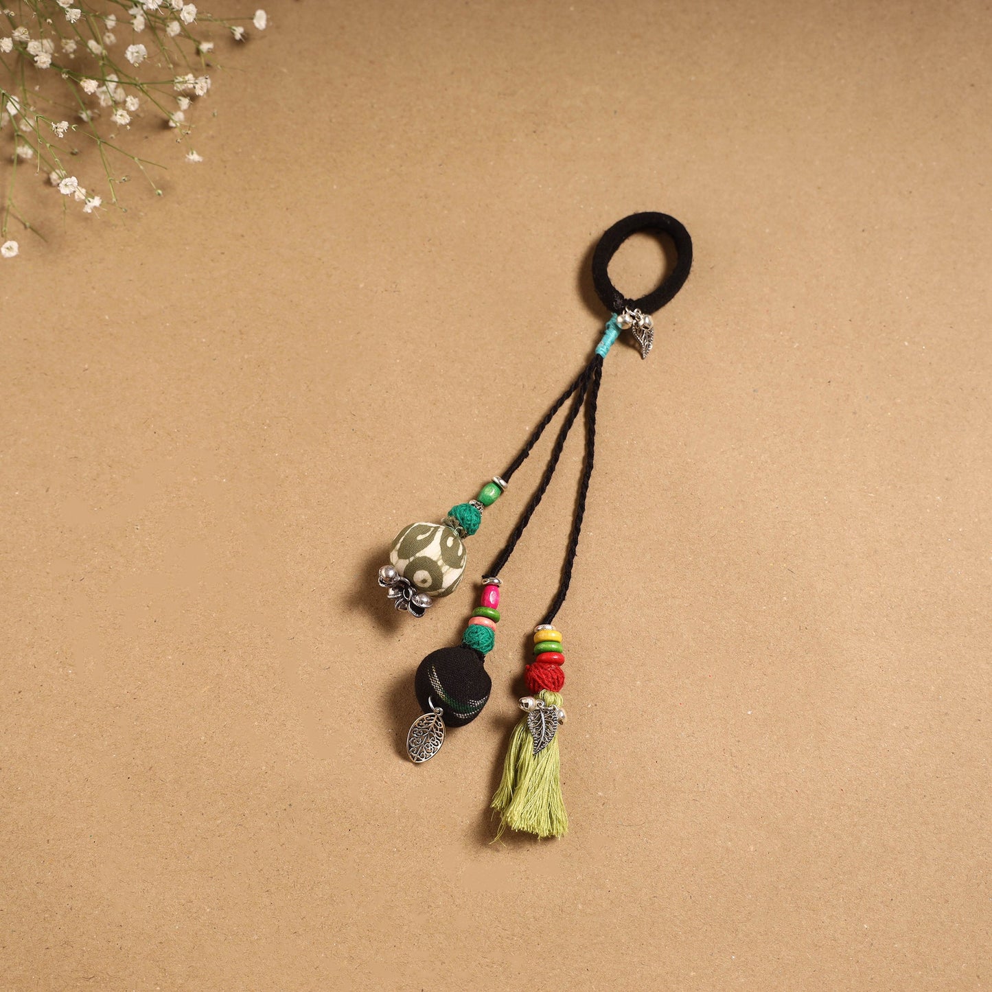 Multicolor - parandi-style hair rubber band 02 - handcrafted