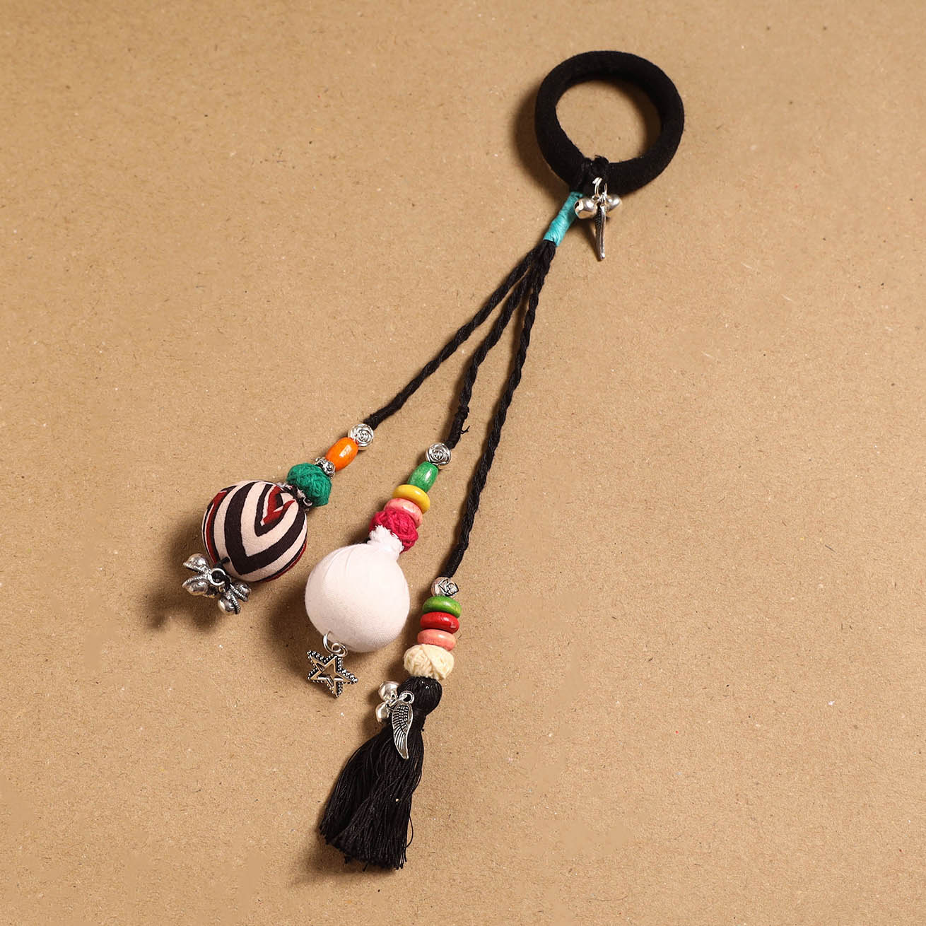 Multicolor - parandi-style hair rubber band 06 - handcrafted