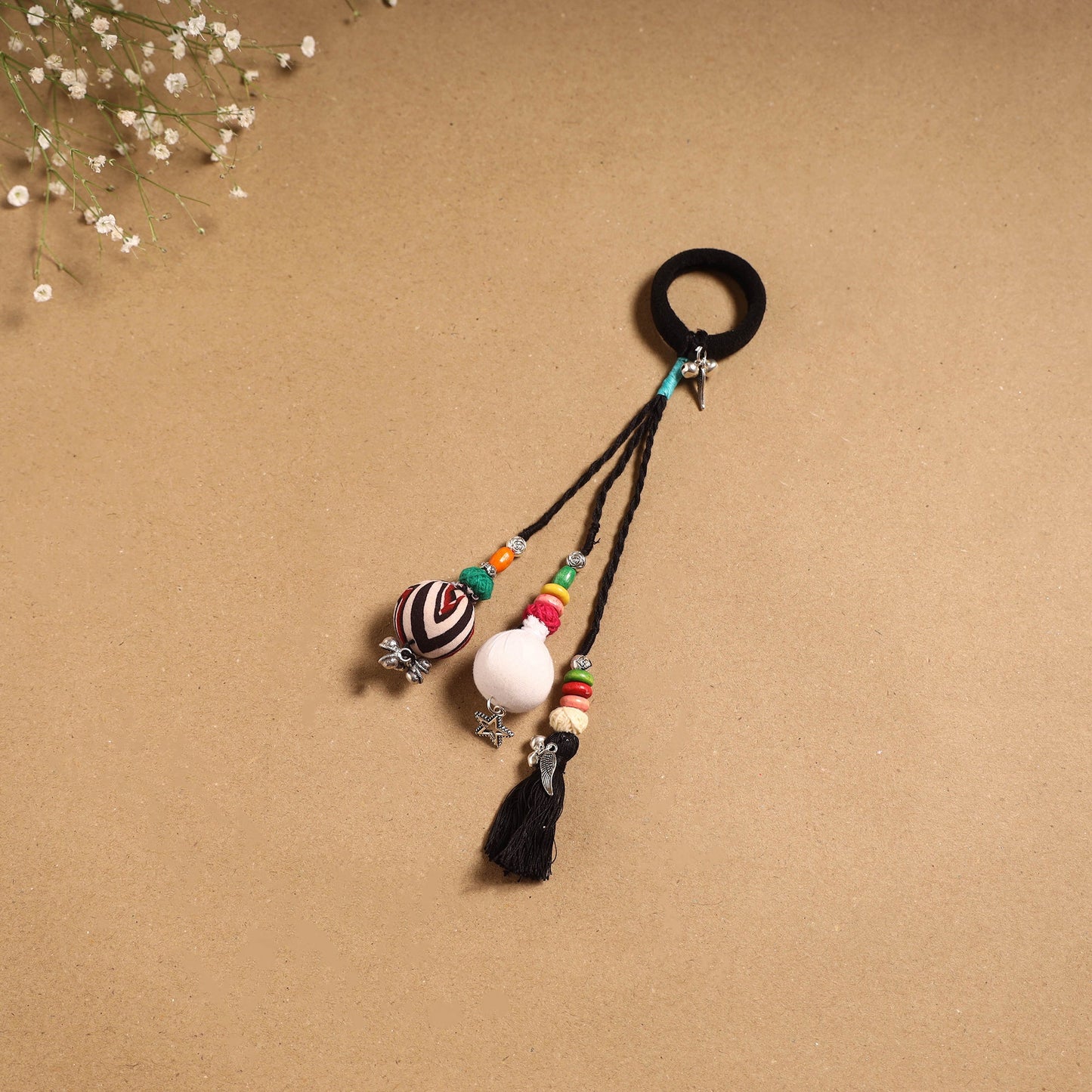 Multicolor - parandi-style hair rubber band 06 - handcrafted