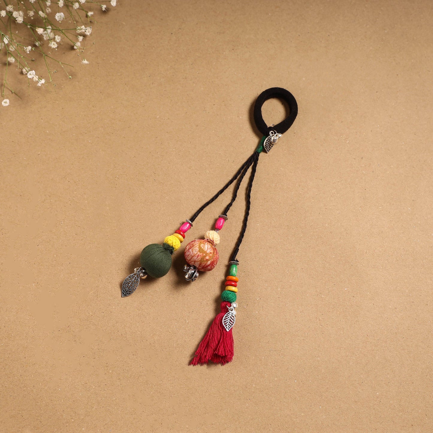 Multicolor - parandi-style hair rubber band 07 - handcrafted