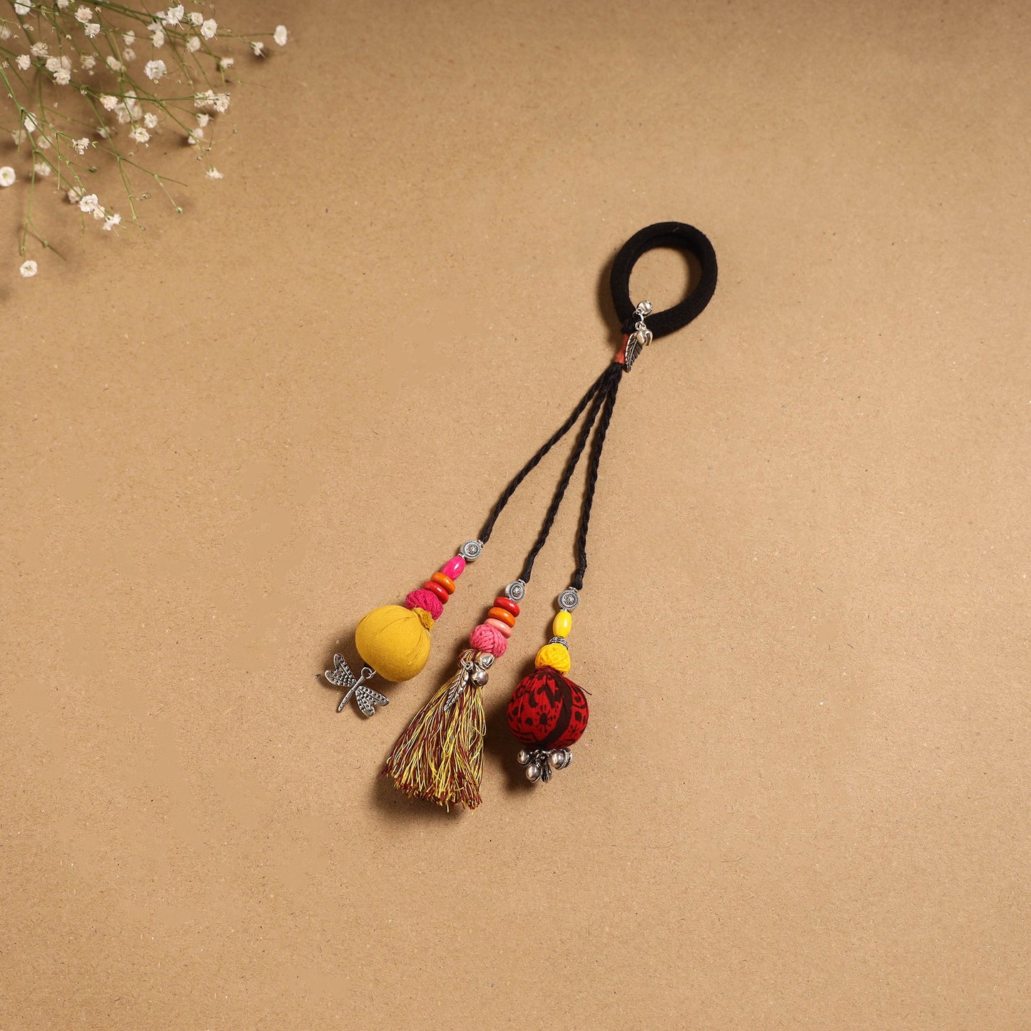 Multicolor - parandi-style hair rubber band 08 - handcrafted