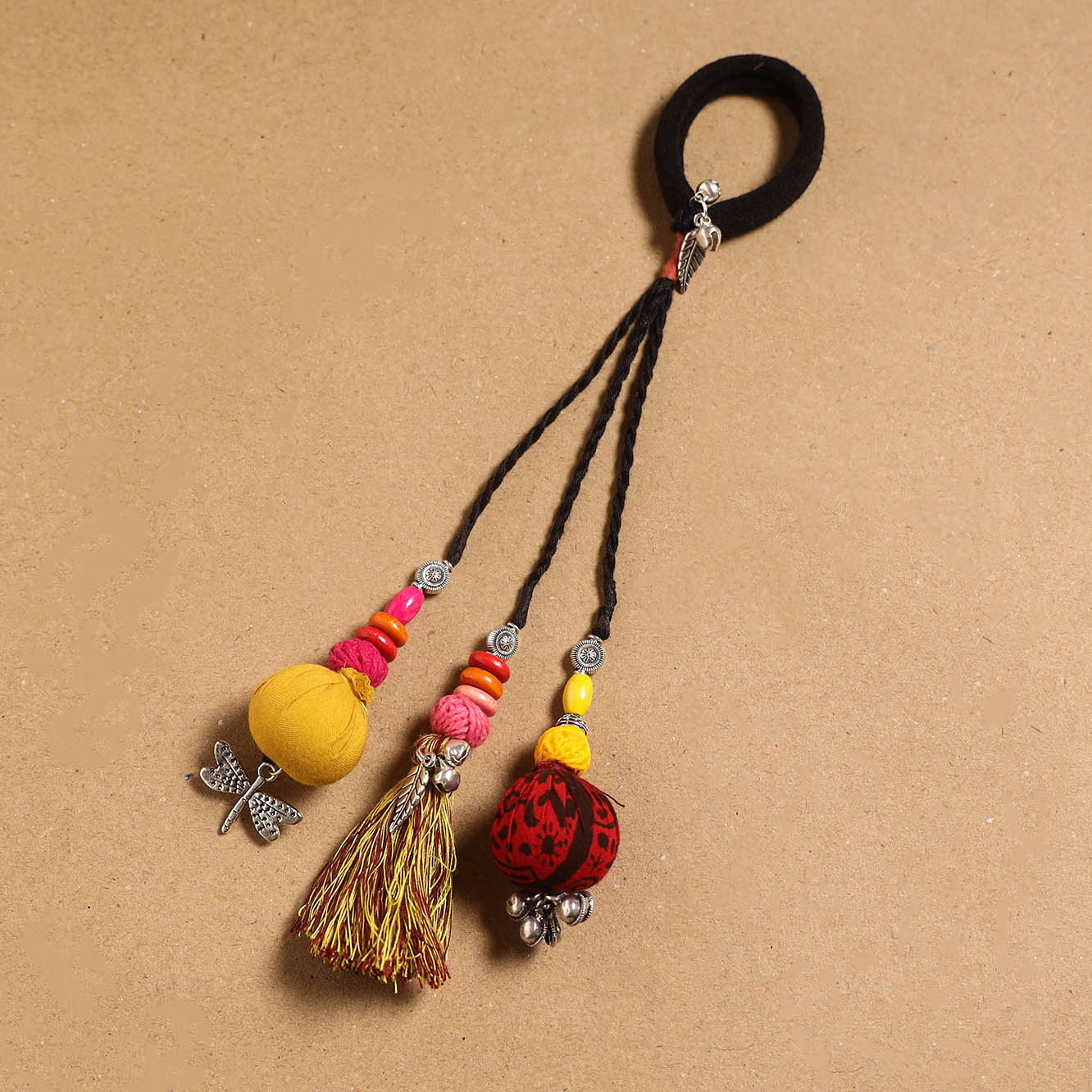 Multicolor - parandi-style hair rubber band 08 - handcrafted