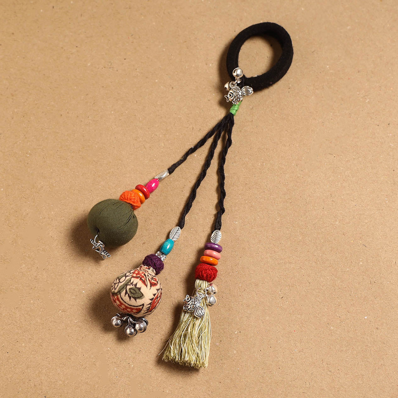 Multicolor - parandi-style hair rubber band 12 - handcrafted